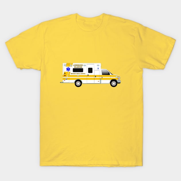 Lewisboro ambulance T-Shirt by BassFishin